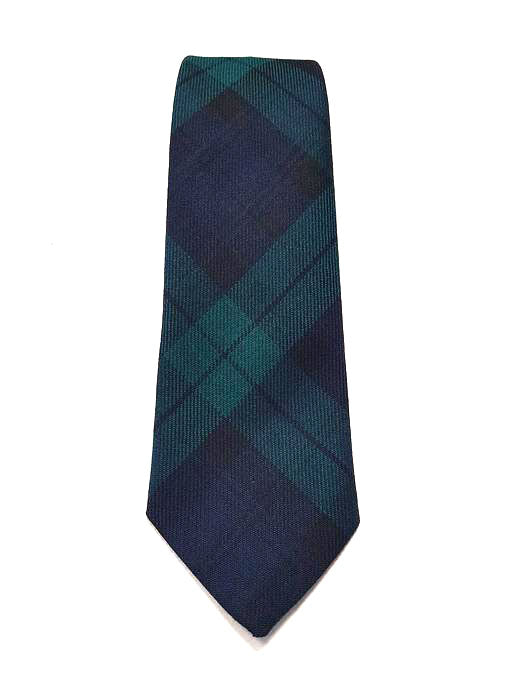 Black Watch Tartan Tie - Gilt Edged