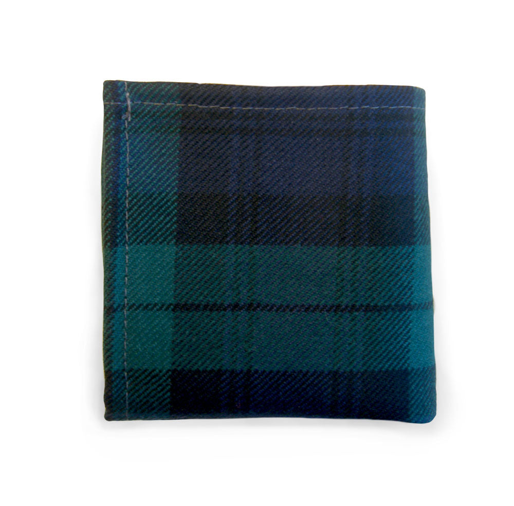 Black Watch Tartan Hankie - Gilt Edged