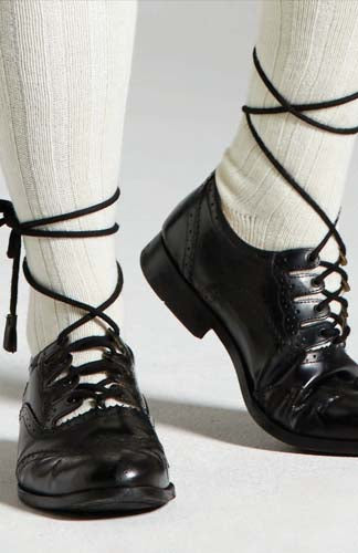 Ex-Hire Ghillie Brogues - Gilt Edged
