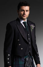 Ex-Hire Black Prince Charlie Jacket - Gilt Edged