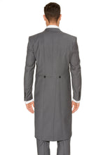 Grey Slim Fit Tailcoat
